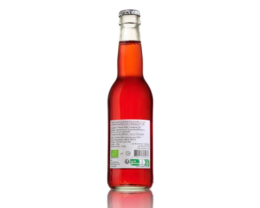 BAIO P&eacute;tillant de pommes / framboise 33cl