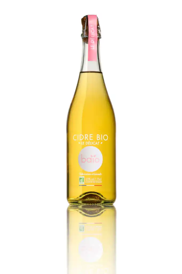Cidre doux "le d&eacute;licat" 75cl