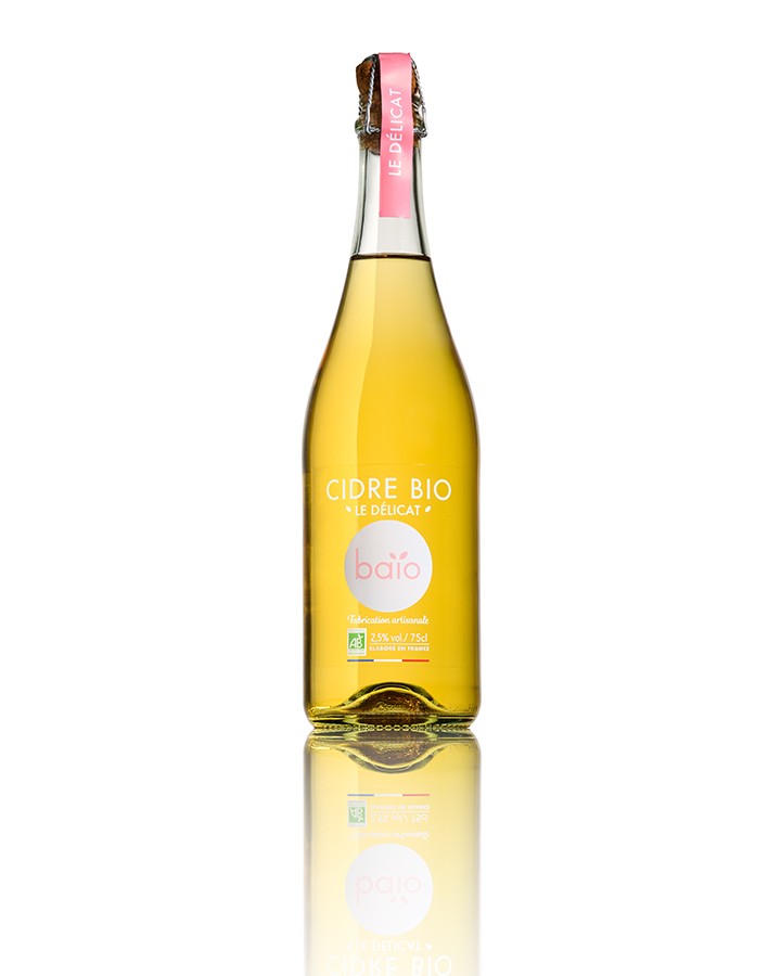 Cidre doux "le d&eacute;licat" 75cl