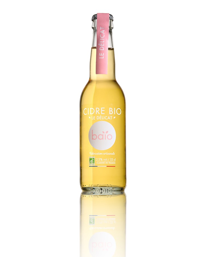 Cidre doux "le d&eacute;licat" 33cl
